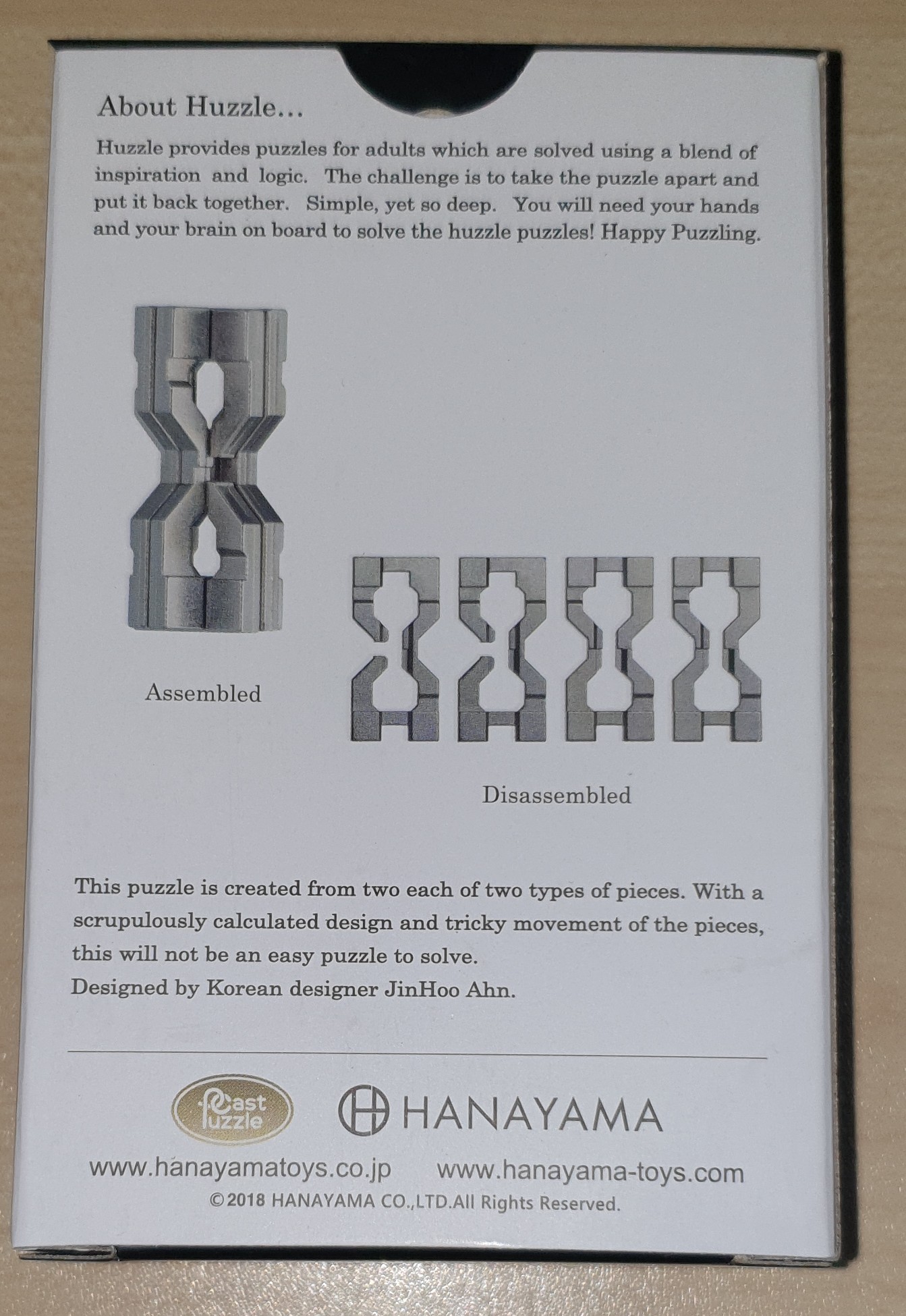 Układanka Huzzle Cast Hourglass, zdjęcie 3 z 4