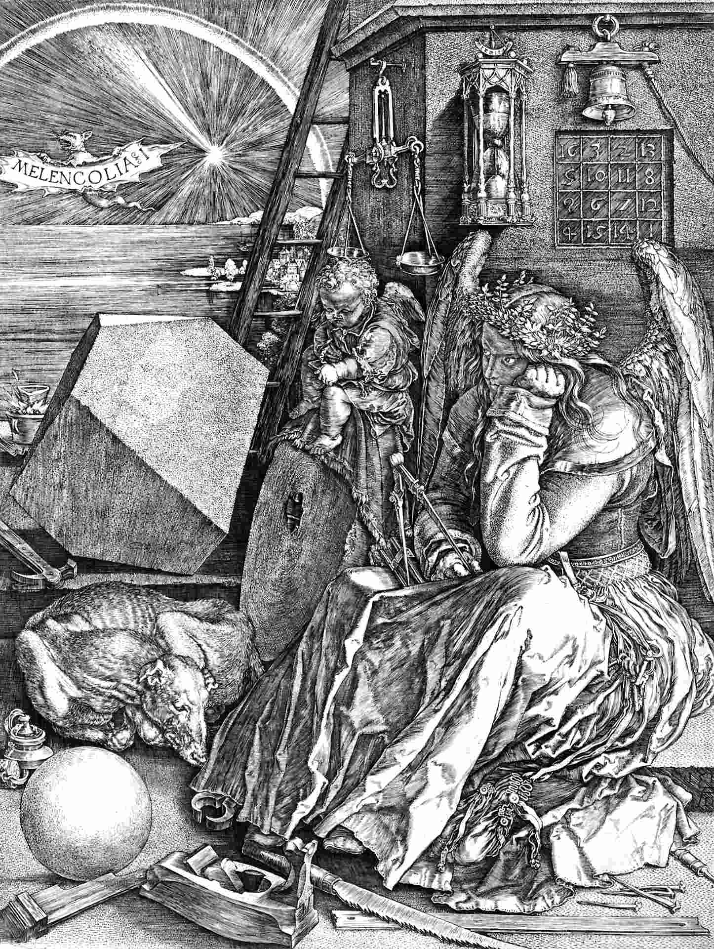Albrecht Dürer - Melancholia, zdjęcie 1 z 1