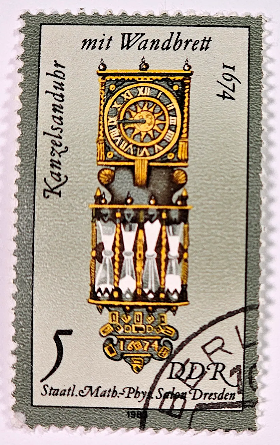 Kanzelsanduhr mit Wandbrett, zdjęcie 1 z 2