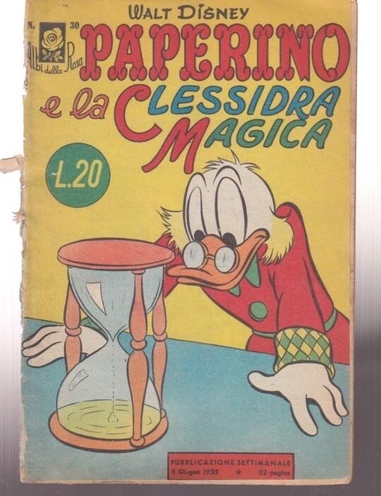 „Paperino e la clessidra magica” – komiks nr30, zdjęcie 1 z 1