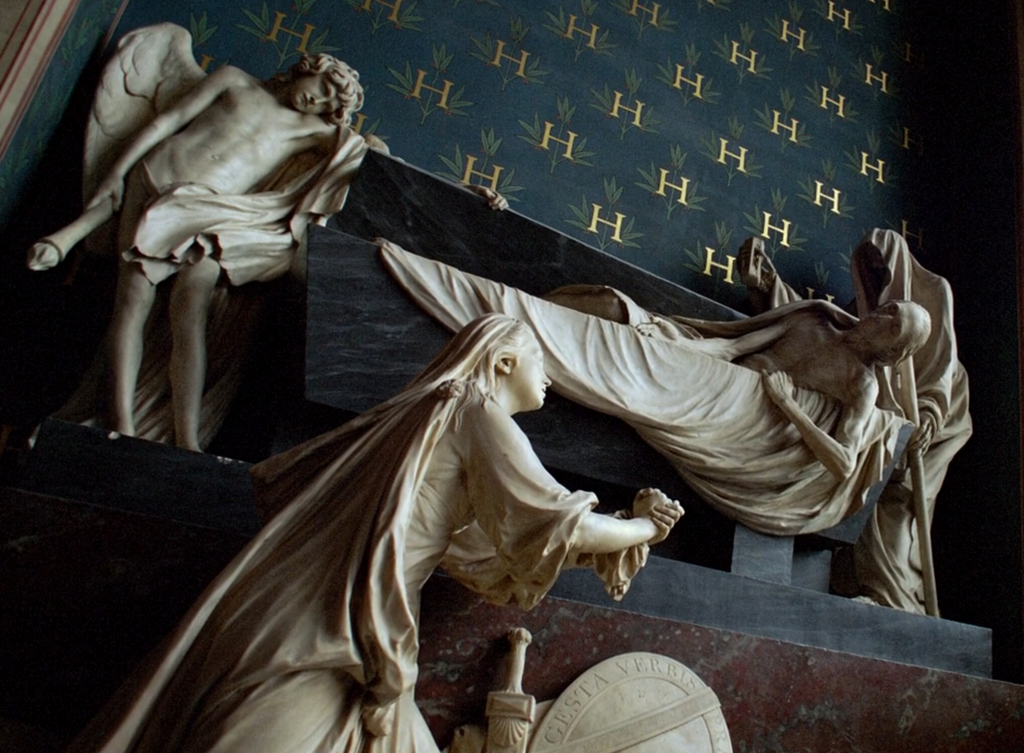 Klepsydra Śmierci w mauzoleum hrabiego d’Harcourt – Notre-Dame w Paryżu, zdjęcie 1 z 1