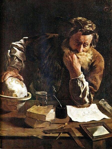 Domenico Fetti – „Portret uczonego (Archimedes?)” z klepsydrą, zdjęcie 1 z 1